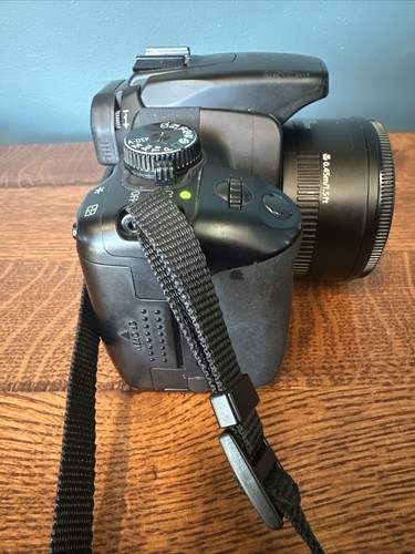 Canon EOS Rebel XTi DS126151 400D 10.1MP DSLR Camera 50mm Lens New Battery Works - Picture 10 of 15
