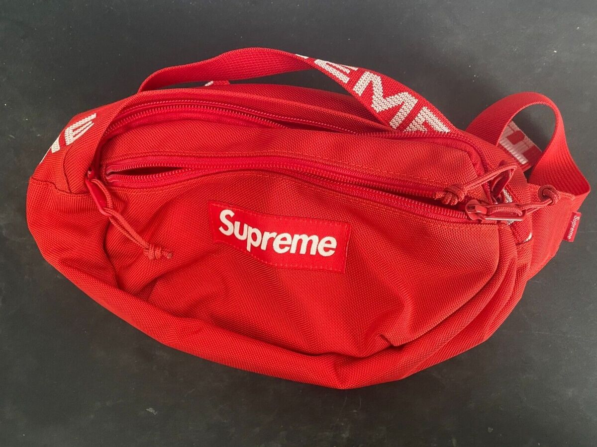 Supreme Waist Bag red 赤 18fw 18aw