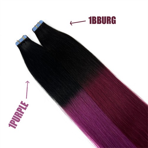 Best Quality 14''-24'' 100% Remy Russian Hair Tape In Real Human Hair Extensions - Picture 10 of 52