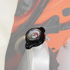 NICECNC Radiator Cap w/ Temperature Gauge For Yamaha Raptor Kodiak Grizzly 700