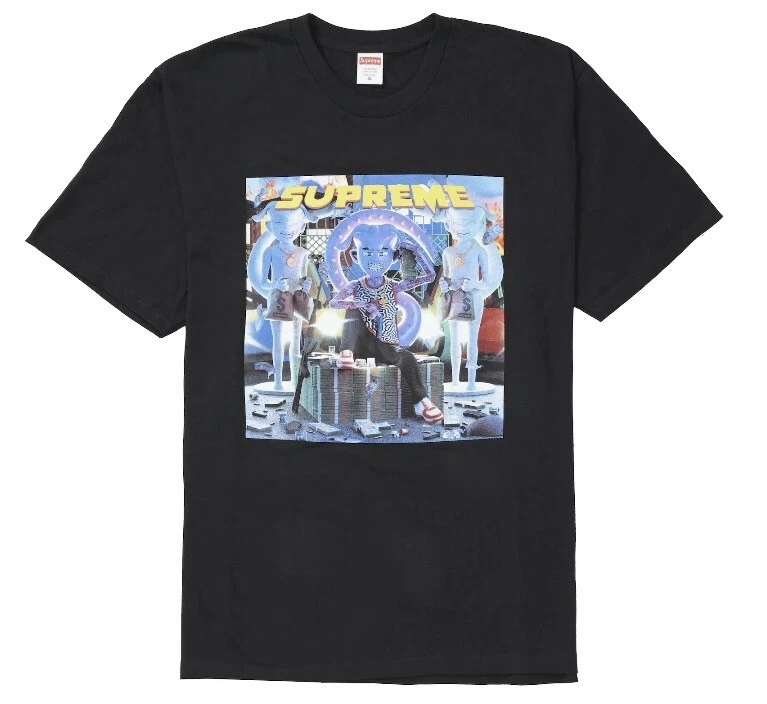 TEE SHIRT SUPREME RICHEST   TAILLE NOIRE MOYENNE FW21 SEMAINE 1 (100 % AUTHENTIQUE) TOUT NEUF
