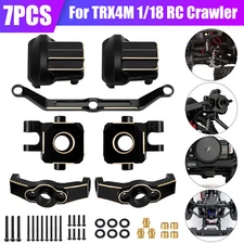 Brass Steering Link Front Knuckles for 1/18 RC Car Traxxas TRX4M Upgrade Parts