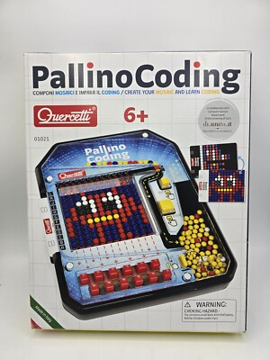 Pallino Coding Quercetti 1021 Geduldsspiel Lernspiel Codes legen TOP Zustand 