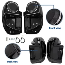 Lower Fairing 6.5" Speaker Box Pod Fit For Harley Touring 	Street Glide 14-24