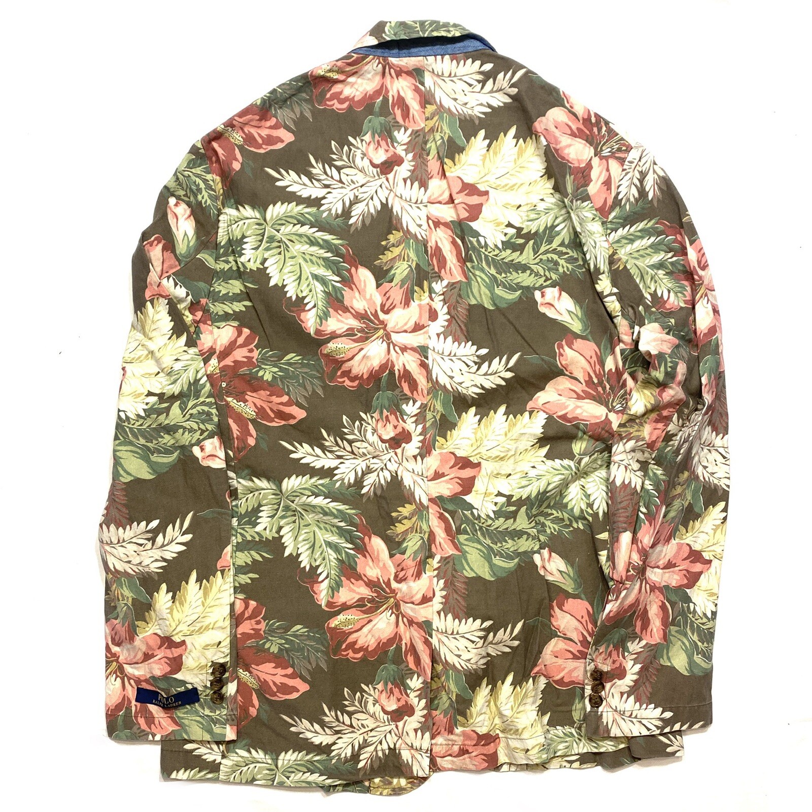POLO RALPH LAUREN Mens Floral Print Sport Coat Blazer Jacket 46R (MSRP $698)