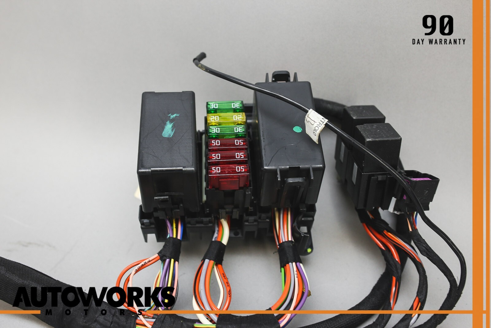 04-08 Maserati Quattroporte M139 Rear Trunk Lid Fuse Relay Junction Box OEM