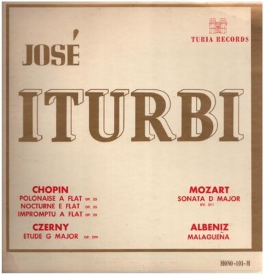 LP Mozart / Chopin / Albeniz / Czerny Sonata In D Major/ Polonaise Op. 53 / Mal