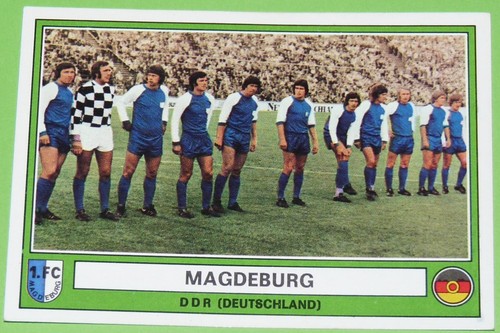 PANINI EURO FOOTBALL 78 1977-1978 #59 1. FC MAGDEBURG MAGDEBOURG RDA