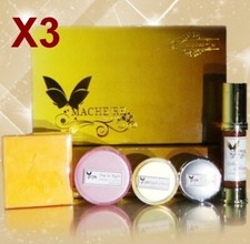 X3 Mache're Gold Cream Set Whitening Total Perfect Bright Smooth Face Skin Care