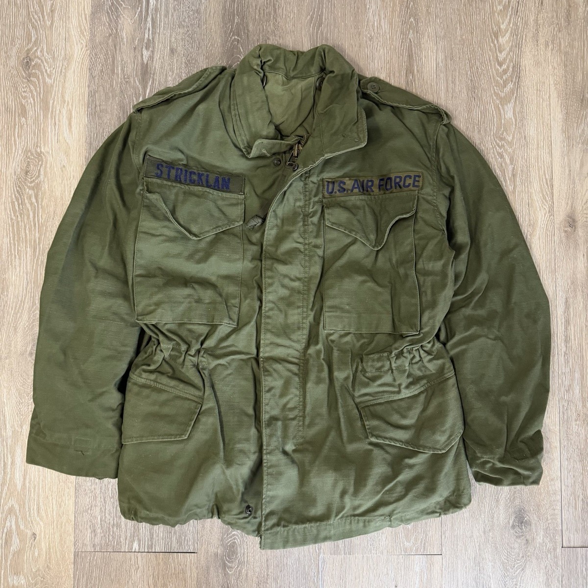 Vintage M65 Field Jacket Men S X-Short OG-107 Vietnam War 60s Army