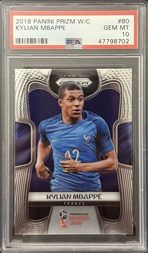 Kylian Mbapp 2018 Panini Prizm Kylian Mbapp Rookie