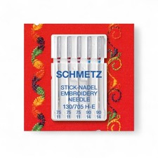 EMBROIDERY SEWING MACHINE NEEDLES Size 75 & 90 MIXED Pack 5 Needles Fits Brother
