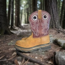 Rocky Kids Westin Boots US 11M RKW110 Brown Leather - Preowned Good Condition