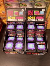 NeeDoh Nice Cube Glitter Glow Schylling Squishy Glow in Dark Choose Color NEW