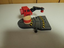 Brio World Wooden Railway Train Red Crane Very Good Condition
