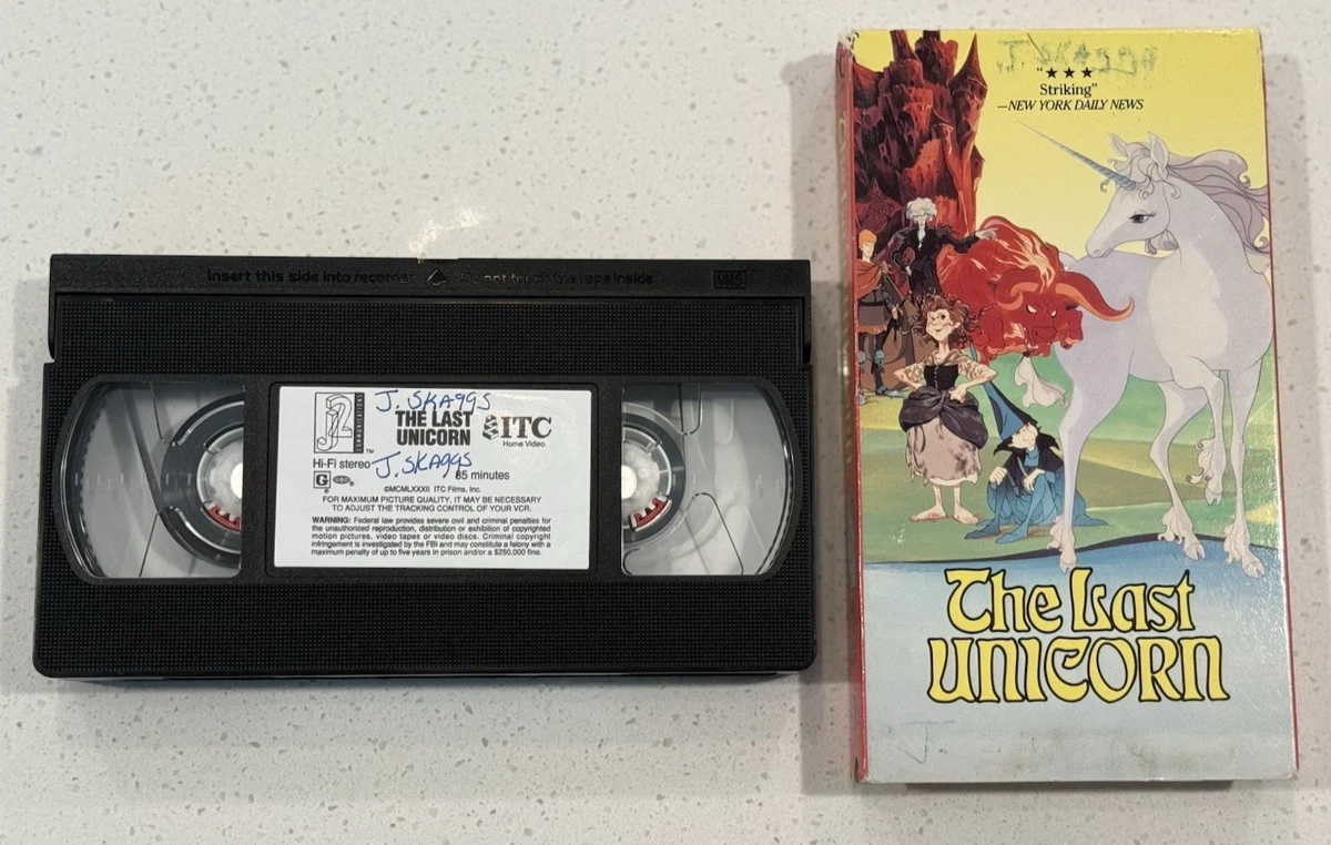 The Last Unicorn VHS Tapes for sale - eBay