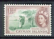 CAYMAN ISLANDS; 1953 early QEII Pictorial issue fine MINT MNH Unmounted 1.5d. 
