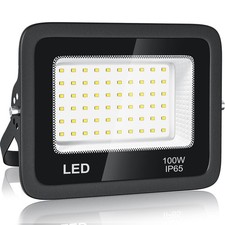 100W LED Outdoor Spotlight 10000LM Black Metal Spotlights