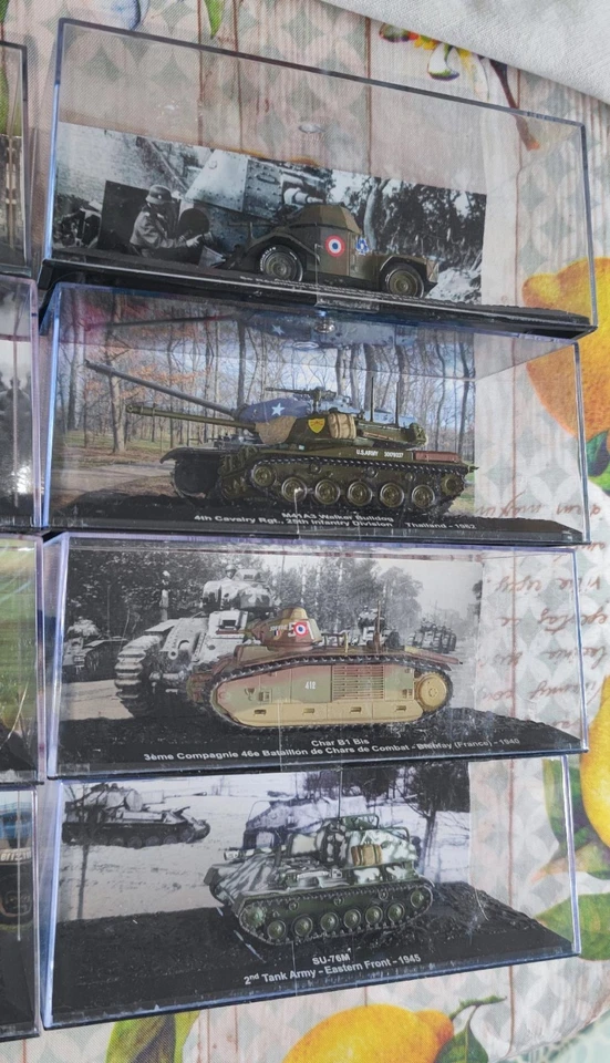 STOCK - LOTTO - NR. 8 CARRI ARMATI - SCALA 1/72 - DIE-CAST - NUOVI - Immagine 3 di 3