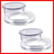 2 Sets 2 Inch Silicone Patio Table Umbrella Hole Ring and Cap for Patio Deck
