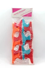 NOS Vintage Morris-Flamingo D7203 Sectioning Alligator Clips – 12pk  #1031