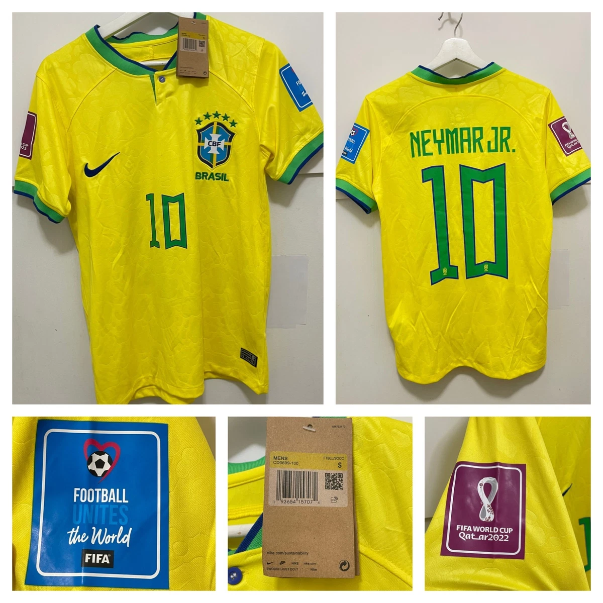 Nike Neymar Jr. National Team Soccer Jerseys for sale | eBay