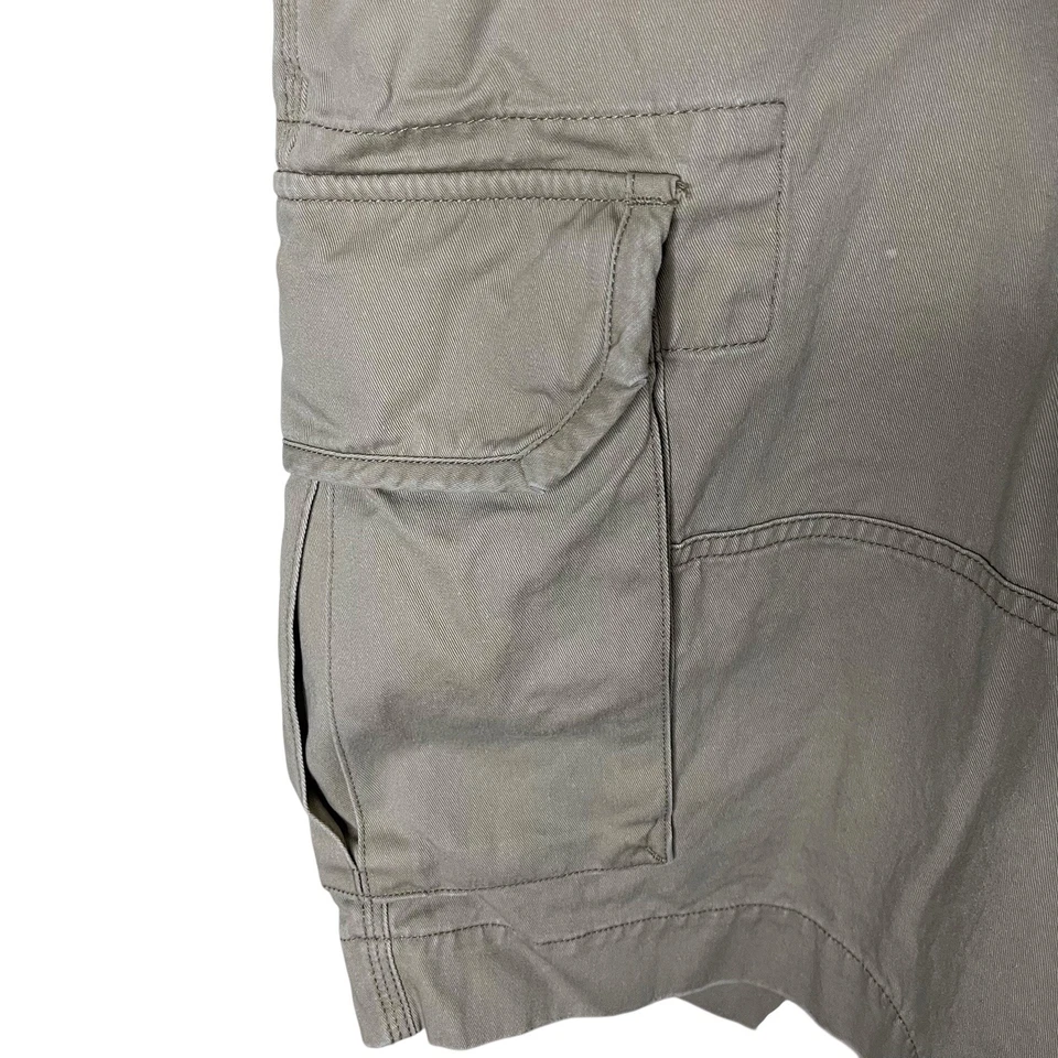 Polo Ralph Lauren Cargo Shorts Men’s 46 Big Beige Cotton Cargo Pockets - Image 4 of 4