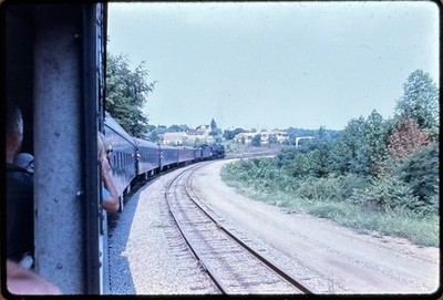1975 Lynchburg VA Train Excursion 35mm Ektachrome Slide John Lei Rail Photo