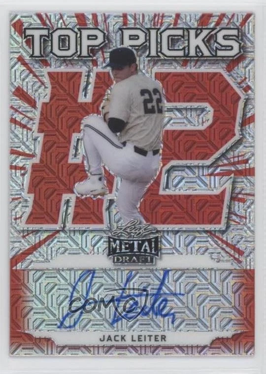 2021 Leaf Metal Draft - Jack Leiter #TP-JL1 for sale | eBay
