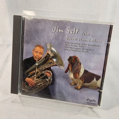 Jim Self Basset Hound Blues Tuba Sax Jazz (Stereo CD 1997) Fast FREE Ship