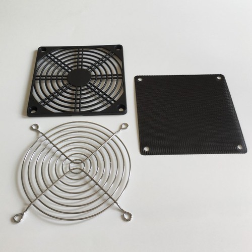 Case 12CM Dust Filter Mesh Horn Net PC Case Cooling Fan Computer Guard Cover - Afbeelding 2 van 12