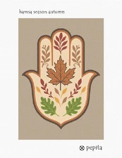 Hamsa Season Autumn Needlepoint Canvas