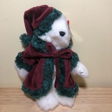 Ty Klause Santa Claus Christmas Bear Plush The Attic Treasures Collection