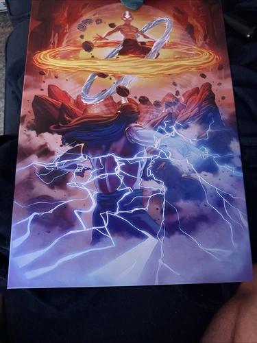 Displate Limited Edition - Master of All Elements - Avatar the Last Airbender