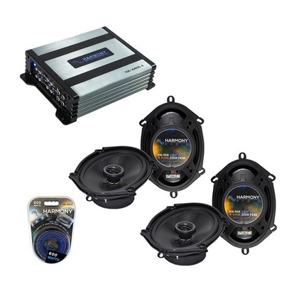 Fits  Lincoln LS 2000-2006  Harmony Speaker (2) R68 &  HA-A400.4 Amp