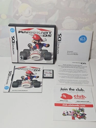 Mario Kart DS ( Nintendo DS, 2005) 100% COMPLETE Authentic Excellent Inserts
