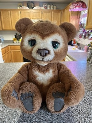 FurReal Friend Cubby The Curious Teddy Bear Interactive Animated Toy Talks Moves
