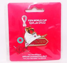 Authentic 2022 Qatar FIFA World Cup Mascot Pin Football Badge Official hot