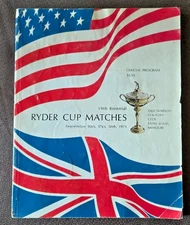1971 Ryder Cup Matches Official Program - Old Warson Country Club, St. Louis, MO