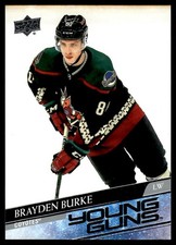 2020-21 Upper Deck Young Guns Brayden Burke Rookie Arizona Coyotes #499