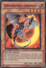 YuGiOh Eklipsen-Lindwurm SDDC-DE003 Super Rare Excellent 1st