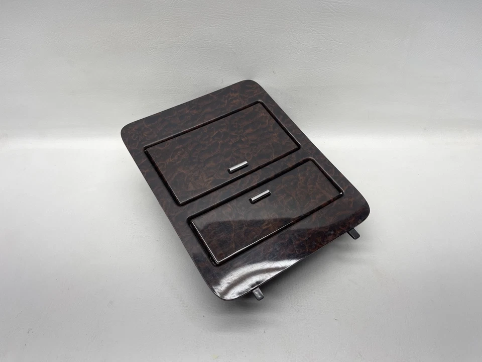 07-14 GMC Yukon Denali Tahoe Suburban consola central portavasos madera de arce Foto 3 de 4