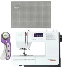 Bernette B38 Affordable Computerized Sewing Machine with Quilting and Sewing Kit