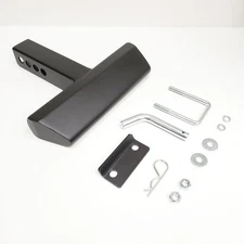 Fit 2" Receiver Truck Bed Heavy Duty Steel Blk Tow Hitch Step Bar Guard 12"x2"