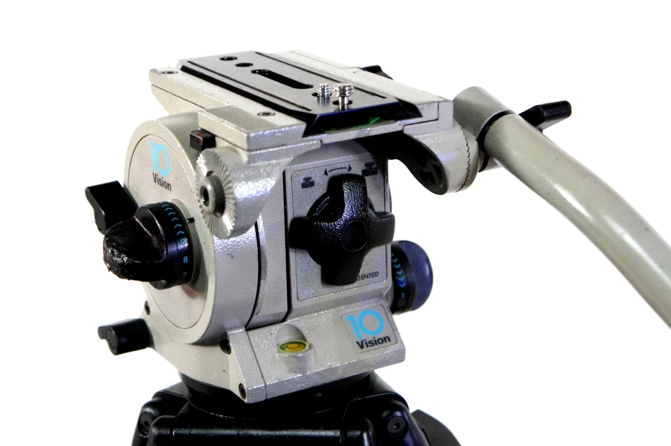 VINTEN VISION 10 PANBAR NEW PL TDKNOB GRSP DA TRIPOD 1D NEW BAG SERVICED 37.5Lbs - Image 3 of 4