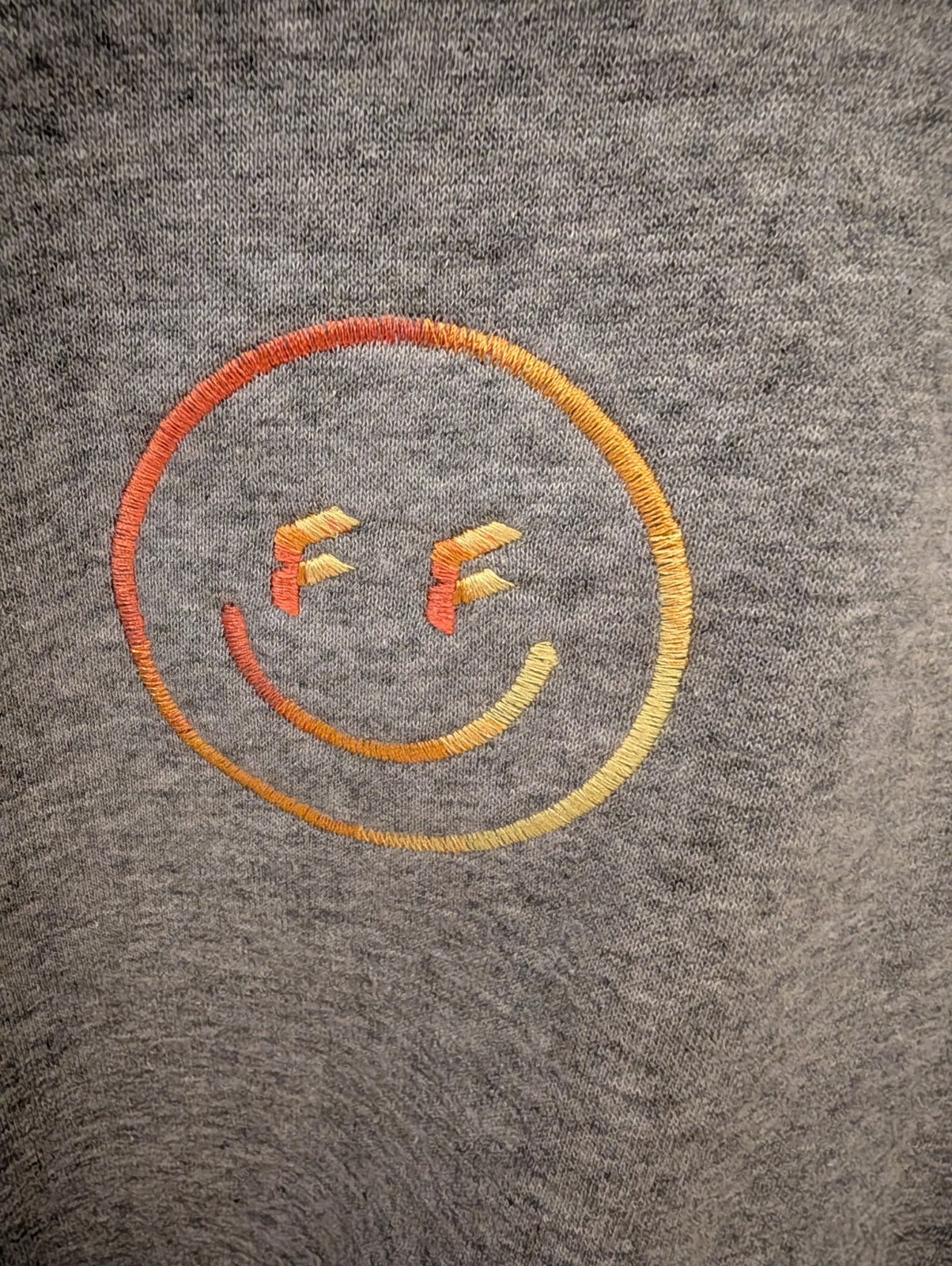 Future Smiley Cropped Pullover Crew Neck Sweater … - image 3
