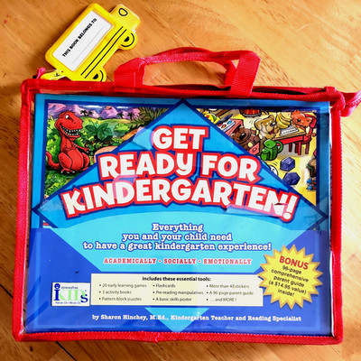 Get Ready For Kindergarten! Learning Playset Ages 3-6 Carrying Case NEW 