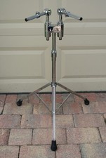 VINTAGE SONOR DOUBLE TOM HOLDER FLOOR STAND for YOUR DRUM SET LOT L664