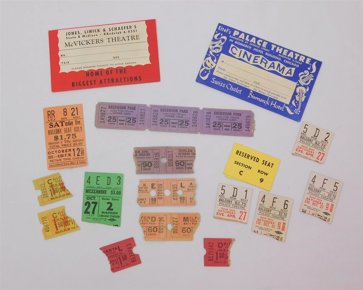 Vintage Theatre Ticket for sale | eBay