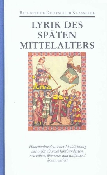 Deutsche Lyrik Des SpäTen Mittelalters Burghart Wachinger-image
